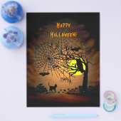 Halloween Night, Happy Halloween. Flyer (Enkel)