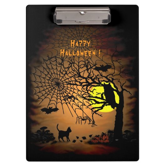Halloween Night, Happy Halloween. Klembord (Voorkant)