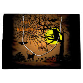 Halloween Night, Happy Halloween. Large Cadeautasje (Voorkant)