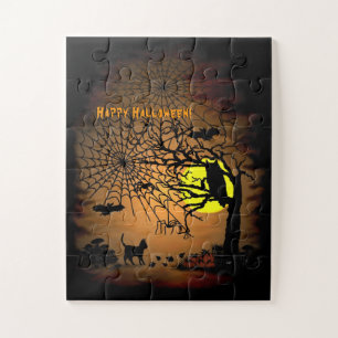 Halloween Night, Happy Halloween. Legpuzzel