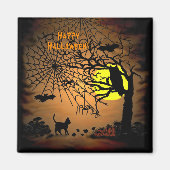 Halloween Night, Happy Halloween. Magneet (Voorkant)