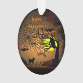 Halloween Night, Happy Halloween. Ornament (achterkant)