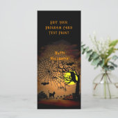 Halloween Night, Happy Halloween. Programmakaart (Staand voorkant)