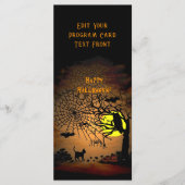 Halloween Night, Happy Halloween. Programmakaart (Voorkant)