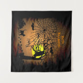 Halloween Night, Happy Halloween. Wandkleed (Voorkant (horizontaal))