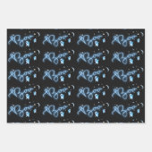 Halloween Night Haunted Mansion Party Inpakpapier Vel (Voorkant)