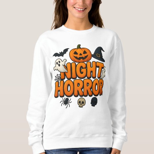 Halloween Night Horror Kleding Spooky Unisex Trui (Voorkant)