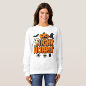 Halloween Night Horror Kleding Spooky Unisex Trui (Voorkant volledig)