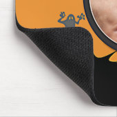 Halloween Night in Oranje Glow Voeg je foto toe Muismat (Hoek)