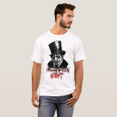 Halloween Night Jack The Ripper Vampire T-shirt (Voorkant volledig)