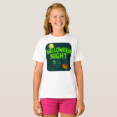 Halloween Night Kleding Spooky Party Outfit Unisex T-shirt (Voorkant volledig)