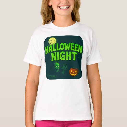 Halloween Night Kleding Spooky Party Outfit Unisex T-shirt (Voorkant)