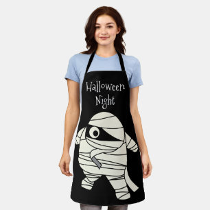 Halloween Night Mummy Black en White Schort