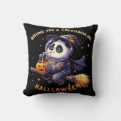 Halloween Night: Panda Astronaut Glijd Kussen (Voorkant)
