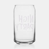 Halloween “Night Party” Glas – Griezelen Drinkglas (Achterkant)