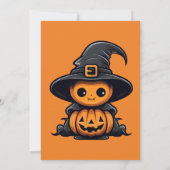 Halloween Night Party nodiging Kaart (Achterkant)