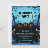 Halloween Night Party nodiging Kaart (Voorkant)