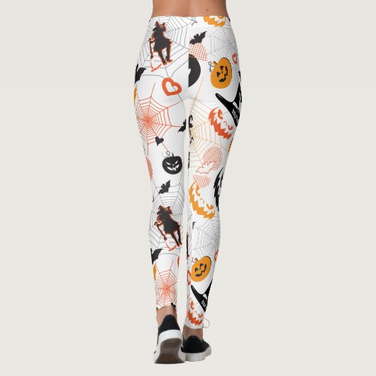 Halloween Night Party Trendy Leggings (Achterkant)