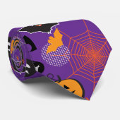 Halloween Night Party Trendy Stropdas (Opgerold)