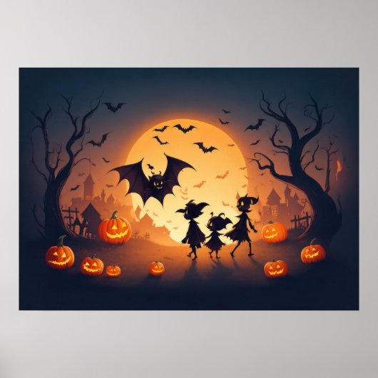 Halloween Night Poster (Voorkant)