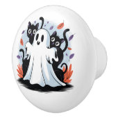 Halloween Night Prowl Keramische Knop (Rechts)