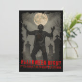 Halloween Night Reunion Briefkaart (Staand voorkant)