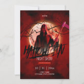 Halloween Night Show Kaart (Voorkant)