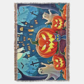 Halloween Night: Spooky Fun Art Deken (Voorkant Verticaal)