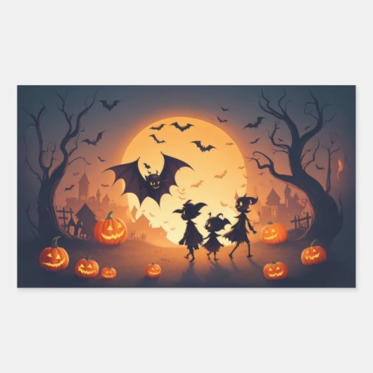 Halloween Night Sticker (Voorkant)