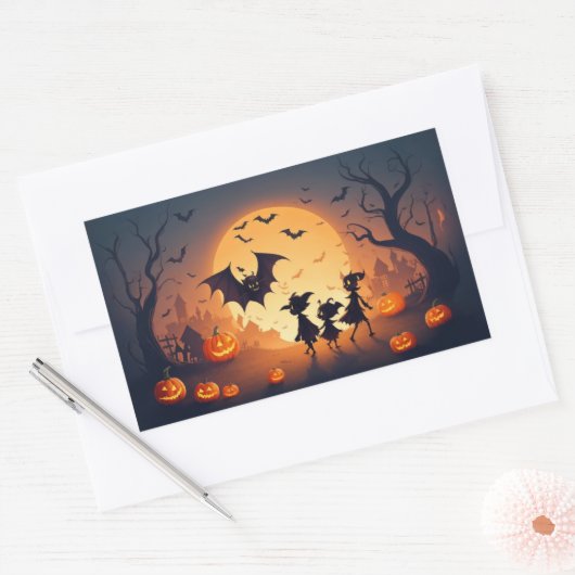 Halloween Night Sticker (Envelop)