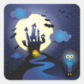 Halloween Night, sticker (Voorkant)