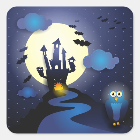 Halloween Night, sticker (Voorkant)
