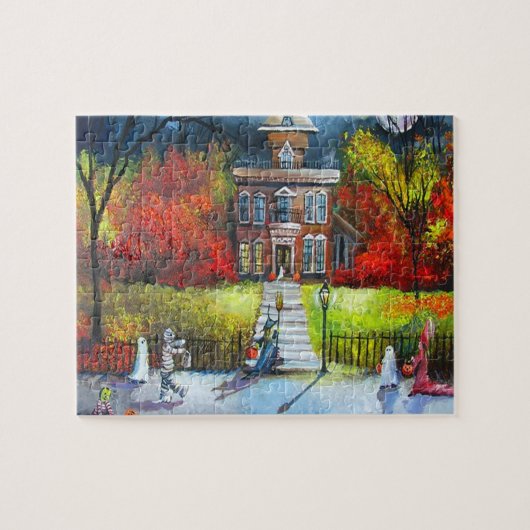 Halloween Night Trick or treat Parade Fun Legpuzzel (Horizontaal)