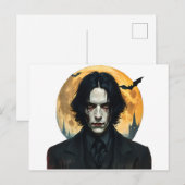 Halloween Night - Vampire Rising Briefkaart (Voorkant / Achterkant)