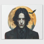 Halloween Night - Vampire Rising Cadeaupapier (Vlak)