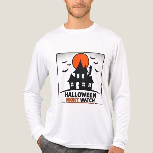 HALLOWEEN NIGHT WATCH Tri-Blend SHIRT (Voorkant volledig)