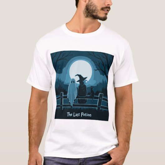 Halloween Night Witch Ghost Black Thanksgiving T-shirt (Voorkant)