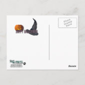 Halloween Nightmare - French Bulldog - Blauwgroen Briefkaart (Achterkant)