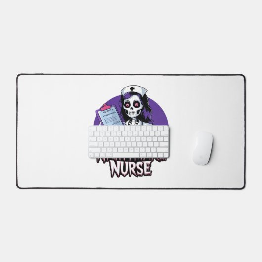 Halloween Nightmare Nurse Classic T-shirt Bureaumat (Keyboard & Muis)