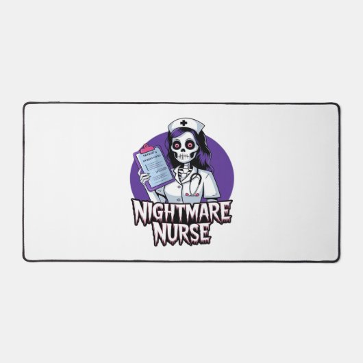 Halloween Nightmare Nurse Classic T-shirt Bureaumat (Voorkant)