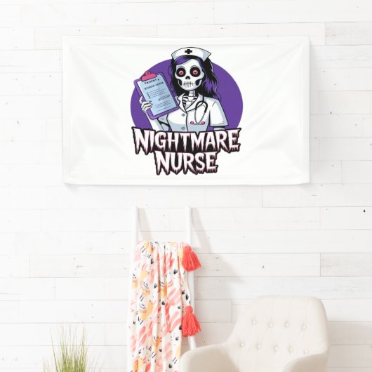 Halloween Nightmare Nurse Classic T-shirt Spandoek (Insitu)