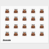 Halloween Nights Pumpkin Sticker (Vel)