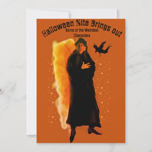Halloween Nite Party Mysterieus Karakter Kaart (Voorkant)