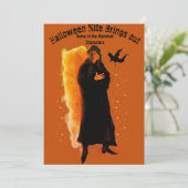 Halloween Nite Party Mysterieus Karakter Kaart (Staand voorkant)