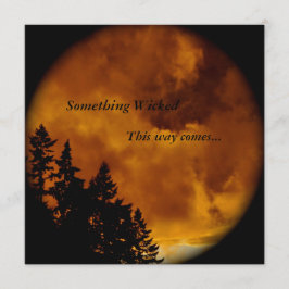 Halloween nodigt uit: Iets geschopt Kaart