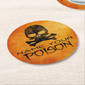 Halloween Noem uw Poison Paper Onderzetters (Gebogen)