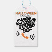 Halloween noemt grappige Halloween Boo Ghost Cadeaulabel (Voorkant)