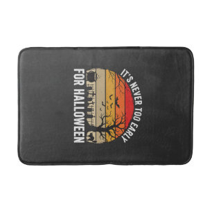 Halloween Nooit Te Vroeg Vintage Zonsondergang Badmat