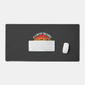 Halloween Nooit Te Vroeg Vintage Zonsondergang Bureaumat (Keyboard & Muis)