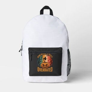 Halloween Normaal Zijn Is Heel Erg Ongewaardeerd H Bedrukte Rugzak